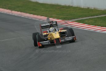 World © Octane Photographic Ltd. GP2 Winter testing, Barcelona, Circuit de Catalunya, 5th March 2013. DAMS – Marcus Ericsson. Digital Ref: 0585lw1d1903