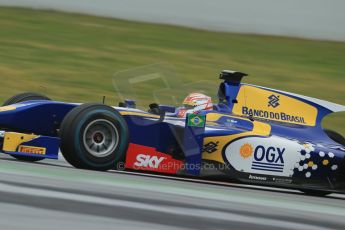 World © Octane Photographic Ltd. GP2 Winter testing, Barcelona, Circuit de Catalunya, 5th March 2013. Carlin – Felipe Nasr. Digital Ref: 0585lw1d1928