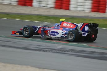 World © Octane Photographic Ltd. GP2 Winter testing, Barcelona, Circuit de Catalunya, 5th March 2013. Carlin – Jolyon Palmer. Digital Ref: 0585lw1d2007