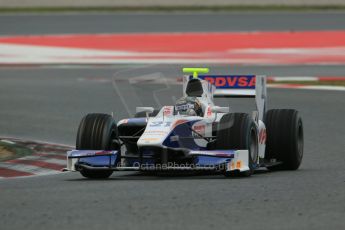 World © Octane Photographic Ltd. GP2 Winter testing, Barcelona, Circuit de Catalunya, 5th March 2013. Trident Racing – Rodolfo Gonzalez. Digital Ref: 0585lw1d2018