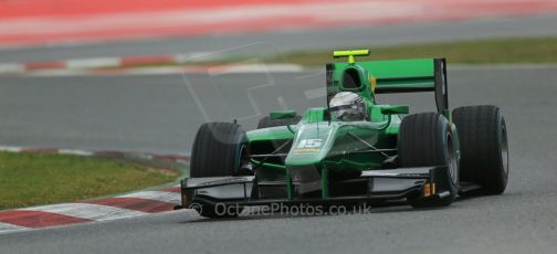 World © Octane Photographic Ltd. GP2 Winter testing, Barcelona, Circuit de Catalunya, 5th March 2013. Caterham Racing – Ma Qing Hua. Digital Ref: 0585lw1d2036