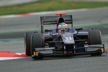 World © Octane Photographic Ltd. GP2 Winter testing, Barcelona, Circuit de Catalunya, 5th March 2013. RUSSIAN TIME – Luciano Bacheta. Digital Ref: 0585lw1d2110