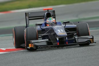 World © Octane Photographic Ltd. GP2 Winter testing, Barcelona, Circuit de Catalunya, 5th March 2013. RUSSIAN TIME – Luciano Bacheta. Digital Ref: 0585lw1d2135