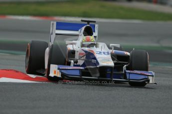 World © Octane Photographic Ltd. GP2 Winter testing, Barcelona, Circuit de Catalunya, 5th March 2013. Trident Racing – Robin Frijns. Digital Ref: 0585lw1d2161