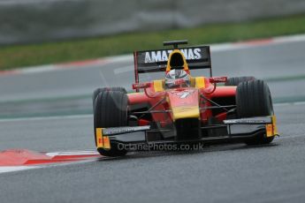 World © Octane Photographic Ltd. GP2 Winter testing, Barcelona, Circuit de Catalunya, 6th March 2013. Racing Engineering – Julien Leal. Digital Ref: 0586lw1d2425