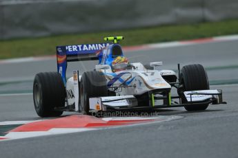 World © Octane Photographic Ltd. GP2 Winter testing, Barcelona, Circuit de Catalunya, 6th March 2013. Barwa Addax Team – Rio Haryanto. Digital Ref: 0586lw1d2437