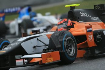 World © Octane Photographic Ltd. GP2 Winter testing, Barcelona, Circuit de Catalunya, 6th March 2013. MP Motorsport – Daniel de Jong. Digital Ref: 0586lw1d2626