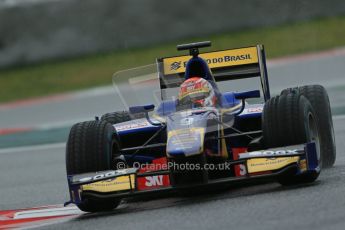 World © Octane Photographic Ltd. GP2 Winter testing, Barcelona, Circuit de Catalunya, 6th March 2013. Carlin – Felipe Nasr. Digital Ref: 0586lw1d2704
