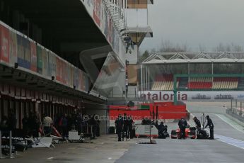 World © Octane Photographic Ltd. GP2 Winter testing, Barcelona, Circuit de Catalunya, 6th March 2013.Pit Lane atmosphere. Digital Ref: 0586lw1d2829