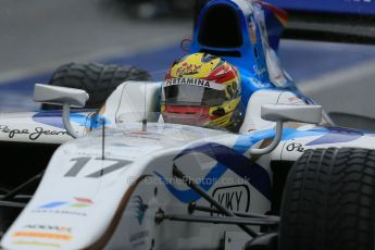 World © Octane Photographic Ltd. GP2 Winter testing, Barcelona, Circuit de Catalunya, 6th March 2013. Barwa Addax Team – Rio Haryanto. Digital Ref:  0586lw1d2979