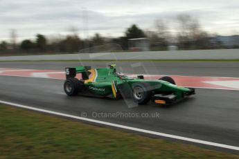 World © Octane Photographic Ltd. GP2 Winter testing, Barcelona, Circuit de Catalunya, 6th March 2013. Caterham Racing – Ma Qing Hua. Digital Ref: 0586lw7d1489