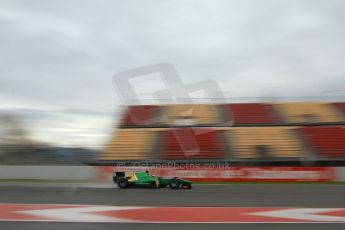 World © Octane Photographic Ltd. GP2 Winter testing, Barcelona, Circuit de Catalunya, 6th March 2013. Caterham Racing – Ma Qing Hua. Digital Ref: 0586lw7d1506