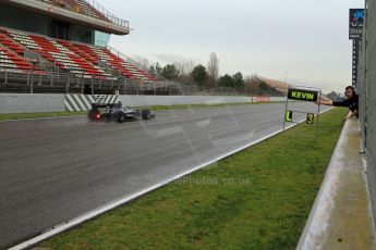 World © Octane Photographic Ltd. GP2 Winter testing, Barcelona, Circuit de Catalunya, 6th March 2013. Venezuela GP Lazarus – Kevin Giovesi. Digital Ref: 0586lw7d1854