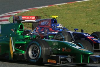 World © Octane Photographic Ltd. GP2 Winter testing, Barcelona, Circuit de Catalunya, 7th March 2013. Carlin – Jolyon Palmer. Digital Ref: 0587lw1d3073