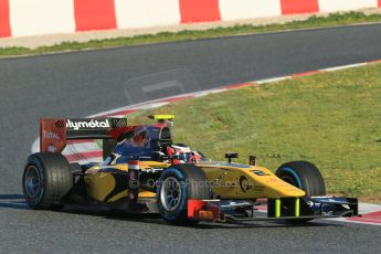 World © Octane Photographic Ltd. GP2 Winter testing, Barcelona, Circuit de Catalunya, 7th March 2013. DAMS – Stephane Richelmi. Digital Ref: 0587lw1d3130