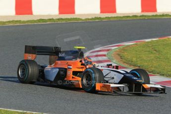 World © Octane Photographic Ltd. GP2 Winter testing, Barcelona, Circuit de Catalunya, 7th March 2013. MP Motorsport – Daniel de Jong. Digital Ref: 0587lw1d3138