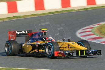World © Octane Photographic Ltd. GP2 Winter testing, Barcelona, Circuit de Catalunya, 7th March 2013. DAMS – Stephane Richelmi. Digital Ref: 0587lw1d3155