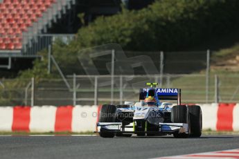 World © Octane Photographic Ltd. GP2 Winter testing, Barcelona, Circuit de Catalunya, 7th March 2013. Barwa Addax Team – Rio Haryanto. Digital Ref: 0587lw1d3334