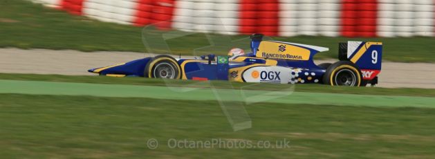 World © Octane Photographic Ltd. GP2 Winter testing, Barcelona, Circuit de Catalunya, 7th March 2013. Carlin – Felipe Nasr. Digital Ref: 0587lw1d3447