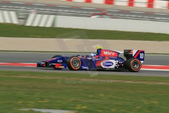 World © Octane Photographic Ltd. GP2 Winter testing, Barcelona, Circuit de Catalunya, 7th March 2013. Carlin – Jolyon Palmer. Digital Ref: 0587lw1d3524