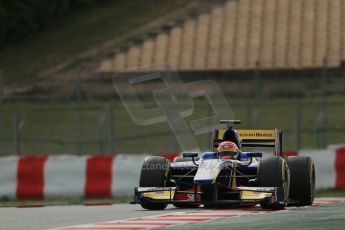 World © Octane Photographic Ltd. GP2 Winter testing, Barcelona, Circuit de Catalunya, 7th March 2013. Carlin – Felipe Nasr. Digital Ref: 0587lw1d3692