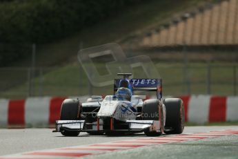 World © Octane Photographic Ltd. GP2 Winter testing, Barcelona, Circuit de Catalunya, 7th March 2013. Barwa Addax Team – Jake Rosenweig. Digital Ref: 0587lw1d3747