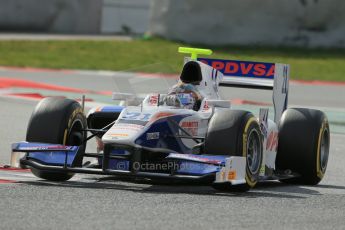 World © Octane Photographic Ltd. GP2 Winter testing, Barcelona, Circuit de Catalunya, 7th March 2013. Trident Racing – Rodolfo Gonzalez. Digital Ref: 0587lw1d3824