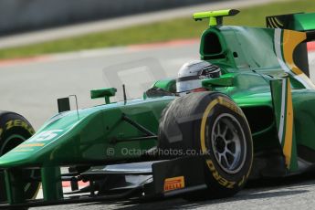 World © Octane Photographic Ltd. GP2 Winter testing, Barcelona, Circuit de Catalunya, 7th March 2013. Caterham Racing – Ma Qing Hua. Digital Ref:  0587lw1d3836