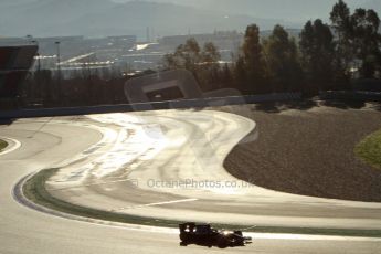 World © Octane Photographic Ltd. GP2 Winter testing, Barcelona, Circuit de Catalunya, 7th March 2013. GP2 on track in the sunshine. Digital Ref: 0587lw1d2014