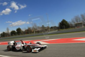 World © Octane Photographic Ltd. GP2 Winter testing, Barcelona, Circuit de Catalunya, 7th March 2013. Rapax – Stefano Coletti. Digital Ref: 0587lw7d2124