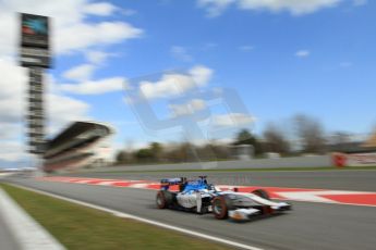 World © Octane Photographic Ltd. GP2 Winter testing, Barcelona, Circuit de Catalunya, 7th March 2013. Barwa Addax Team – Jake Rosenweig. Digital Ref: 0587lw7d2150