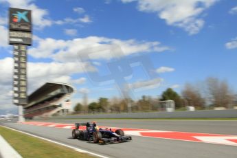 World © Octane Photographic Ltd. GP2 Winter testing, Barcelona, Circuit de Catalunya, 7th March 2013. RUSSIAN TIME –Robin Frijns. Digital Ref: 0587lw7d2182