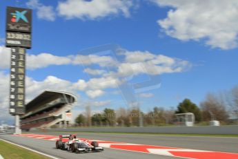 World © Octane Photographic Ltd. GP2 Winter testing, Barcelona, Circuit de Catalunya, 7th March 2013. ART Grand Prix – James Calado. Digital Ref: 0587lw7d2187