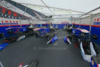 World © Octane Photographic Ltd. GP3 Testing - Thursday 9th May2013 Dallara GP3/13 - Circuit de Catalunya. Jenzer Motorsport garage. Digital ref : 0657cb1d8016