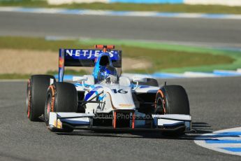 World © Octane Photographic Ltd. GP2 Winter testing, Jerez, 26th February 2013. Barwa Addax Team – Jake Rosenweig. Digital Ref: 0580cb1d6412