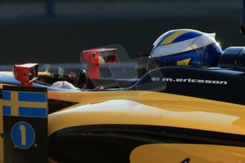 World © Octane Photographic Ltd. GP2 Winter testing, Jerez, 26th February 2013. DAMS – Marcus Ericsson. Digital Ref: 0580lw1d5576