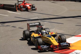 World © Octane Photographic Ltd. GP2 Monaco GP, Monte Carlo, Thursday 23rd May 2013. Practice and Qualifying. Marcus Ericsson - DAMS and Johnny Cecotto – Arden International. Digital Ref : 0693cb7d0868