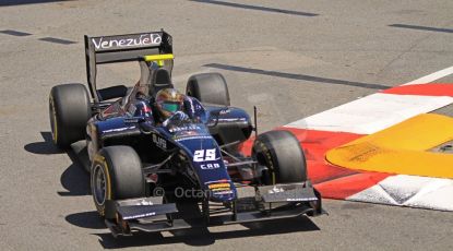 World © Octane Photographic Ltd. GP2 Monaco GP, Monte Carlo, Thursday 23rd May 2013. Practice and Qualifying. Kevin Giovesi - Venezuela GP Lazarus. Digital Ref : 0693cb7d0877