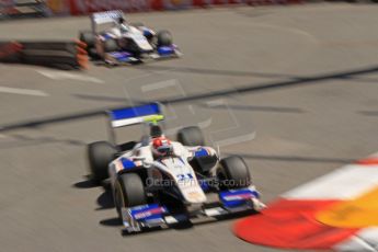 World © Octane Photographic Ltd. GP2 Monaco GP, Monte Carlo, Thursday 23rd May 2013. Practice and Qualifying. Kevin Ceccon and Nathanaël Berthon - Trident Racing. Digital Ref : 0693cb7d0926