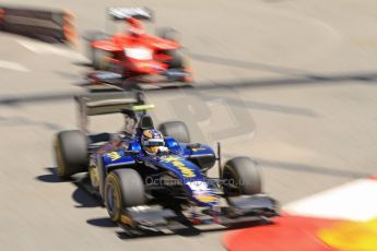 World © Octane Photographic Ltd. GP2 Monaco GP, Monte Carlo, Thursday 23rd May 2013. Practice and Qualifying. Sam Bird – Russian TIME and Johnny Cecotto – Arden International. Digital Ref : 0693cb7d0941