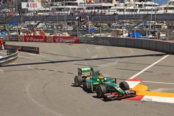 World © Octane Photographic Ltd. GP2 Monaco GP, Monte Carlo, Thursday 23rd May 2013. Practice and Qualifying. Sergio Canamasas – EQ8 Caterham Racing. Digital Ref: 0693cb7d1054