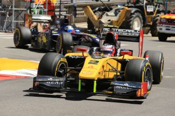 World © Octane Photographic Ltd. GP2 Monaco GP, Monte Carlo, Thursday 23rd May 2013. Practice and Qualifying. Stephan Richelmi - DAMS and Sam Bird – Russian TIME. Digital Ref : 0693lw1d7352