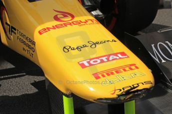 World © Octane Photographic Ltd. GP2 Monaco GP, Monte Carlo, Friday 24th May. Feature Race. Stephan Richelmi arrives damaged back on the reformed grid - DAMS. Digital Ref :