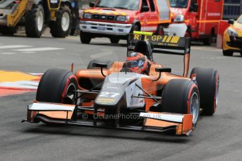 World © Octane Photographic Ltd. GP2 Monaco GP, Monte Carlo, Friday 24th May. Feature Race out lap. Daniel De Jong - MP Motorsport. Digital Ref : 0697lw1d8556