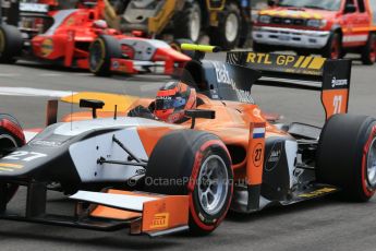World © Octane Photographic Ltd. GP2 Monaco GP, Monte Carlo, Friday 24th May. Feature Race out lap. Daniel De Jong - MP Motorsport. Digital Ref : 0697lw1d8559