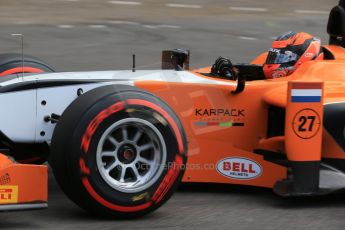 World © Octane Photographic Ltd. GP2 Monaco GP, Monte Carlo, Friday 24th May. Feature Race out lap. Daniel De Jong - MP Motorsport. Digital Ref : 0697lw1d8564