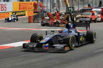 World © Octane Photographic Ltd. GP2 Monaco GP, Monte Carlo, Friday 24th May. Feature Race green flag lap. Sam Bird – Russian TIME. Digital Ref : 0697lw1d8597