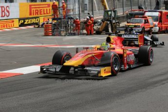 World © Octane Photographic Ltd. GP2 Monaco GP, Monte Carlo, Friday 24th May. Feature Race green flag lap. Julián Leal - Racing Engineering. Digital Ref: 0697lw1d8614