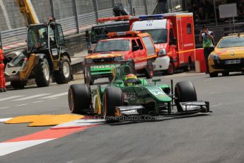 World © Octane Photographic Ltd. GP2 Monaco GP, Monte Carlo, Friday 24th May. Feature Race green flag lap. Sergio Canamasas – EQ8 Caterham Racing. Digital Ref: 0697lw1d8652