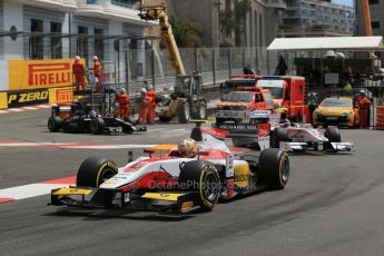 World © Octane Photographic Ltd. GP2 Monaco GP, Monte Carlo, Friday 24th May. Feature Race green flag lap. Daniel Abt – ART Grand Prix. Digital Ref : 0697lw1d8685